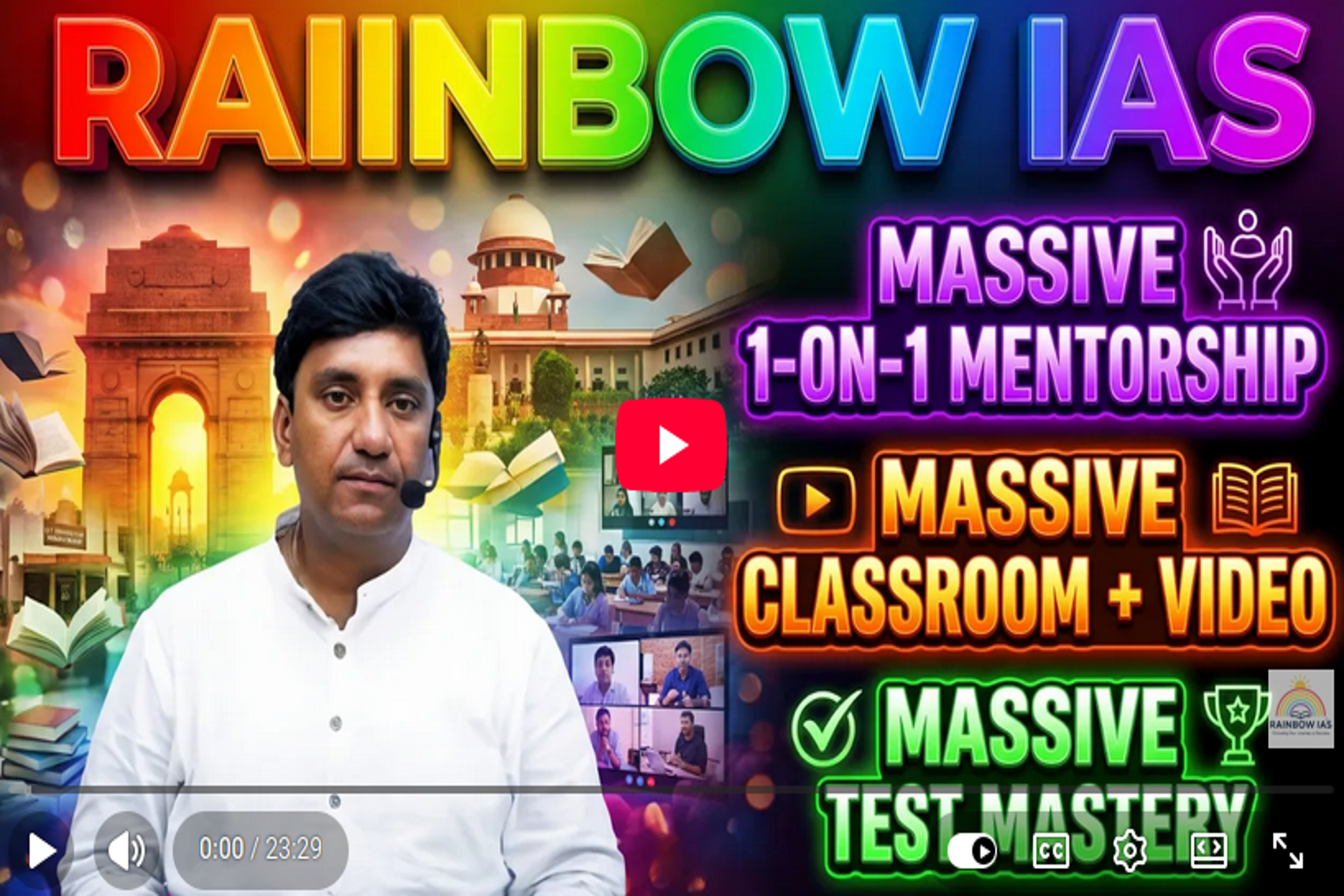 Rainbow IAS Mentorship Plus Programme 2027
